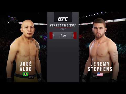 Jose Aldo vs Jeremy Stevens (UFC on FOX 30 simulation)