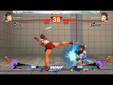 SSF4AE Alex Myers vs NYChrisG - WNF 1.7