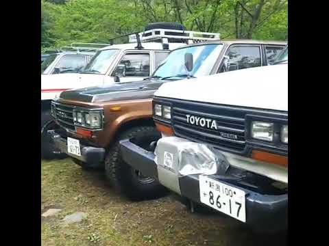 A Gang of BJ 60 FJ60 HJ61 FJ60V  HJ60V  BJ61V 60 Series Land Cruisers