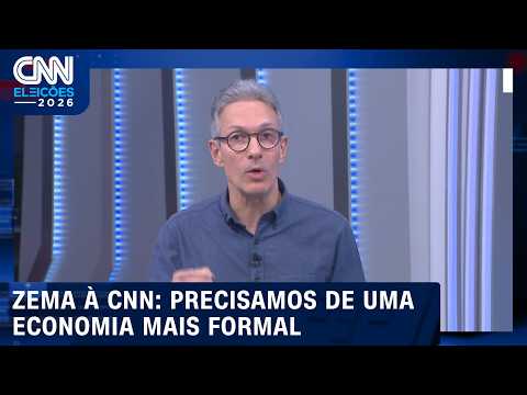 Zema diz à CNN que trabalhadores de app devem ser formalizados por MEI | CNN ELEIÇÕES