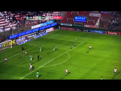 Lo tuvo en el cierre. Unión 0 - Banfield 0. Fecha 18. Primera División 2015. FPT.