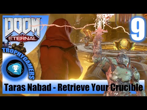 Doom Eternal - Taras Nabad - Retrieve Your Crucible Walkthrough Part 9 - Complete Exploration