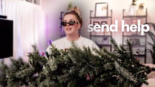 I caught a GHOST on camera while decorating my Christmas tree *not clickbait*
