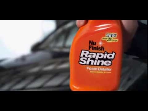 Dung dịch xịt bóng nhanh sơn xe cao cấp Nu Finish Rapid Shine