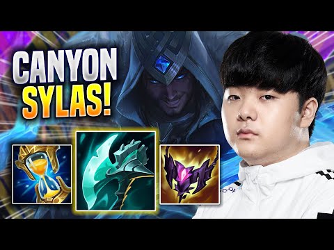 CANYON IS A BEAST WITH SYLAS! - DK Canyon Plays Sylas JUNGLE vs Udyr! | Preseason 2023