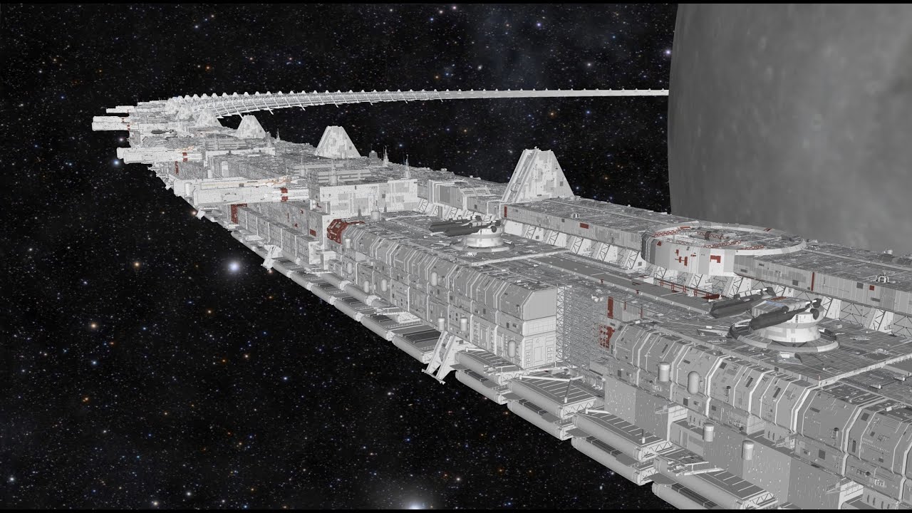 Starship troopers lunar base 3D Model