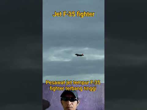 pesawat jet tempur f35 terbang tinggi#short