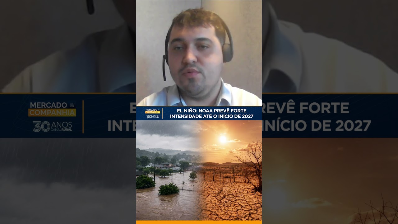El Niño: NOAA prevê forte intensidade até o início de 2027