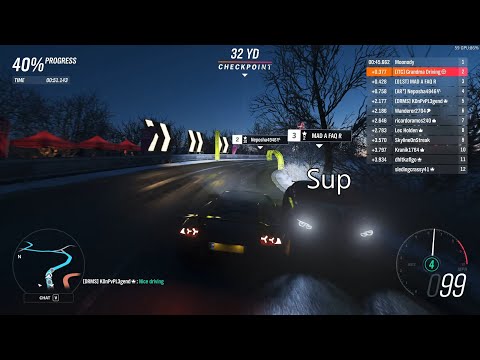 Forza Horizon 4 - Someone divebombed just to flex his 180° moves (FH4 S1-Class)