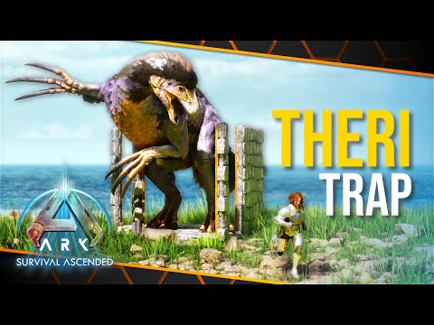 How to Build a Therizinosaur Trap in ARK: Survival Ascended!