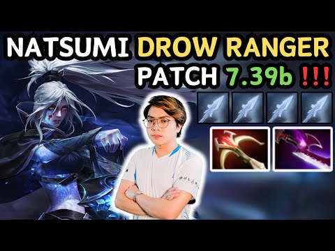 🔥 NEW PATCH 7.39b - Rank 8 Natsumi DROW RANGER Carry Gameplay 🔥 COMEBACK !!! - Dota 2
