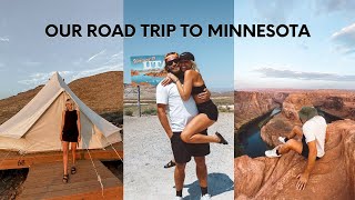 VLOG: Our Road Trip To Minnesota | 7 National Parks in 7 Days Glamping Fast Food Debate