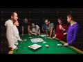 People Playing Alias Game At The Party On The Pool Table