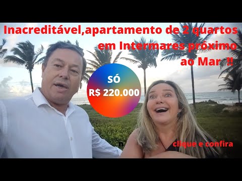 Vendo Apartamento por 220mil a duas quadras da Praia de Internares Cabedelo PB com 2 dormitórios