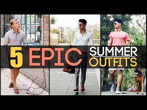 5 EPIC SUMMER OUTFITS Every Man Needs | 5 Classic Men's Summer Look-Book | Mayank Bhattacharya Video