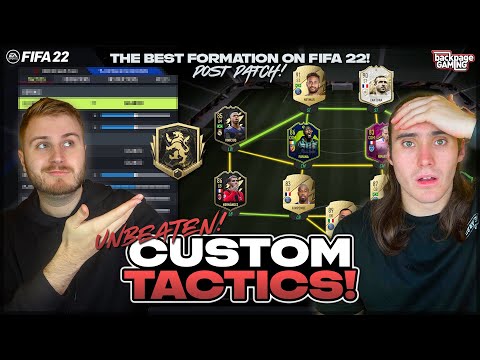 THE BEST POST PATCH CUSTOM TACTICS! 🏆 | UNBEATEN IN FUT CHAMPS! | 442(2) Custom Tactics | FIFA 22