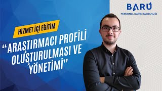 Web of Science, Scopus, Google Scholar ve ORC ID Araştırmacı Profili Oluşturulma