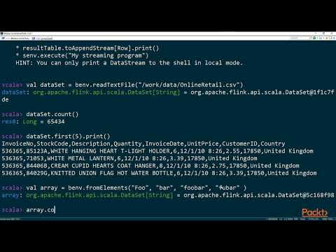 Fundamentals of Apache Flink : Loading Data | packtpub.com