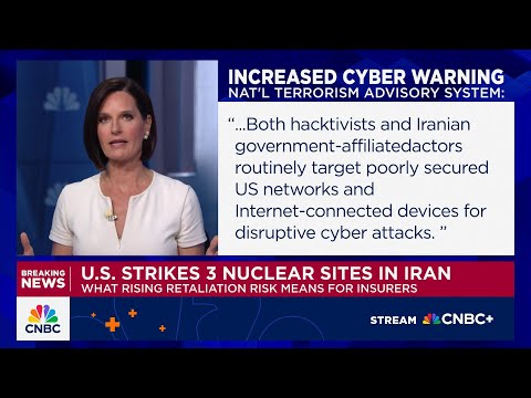 U.S. strikes 3 nuclear sites in Iran: What rising retaliation risk means for insurers