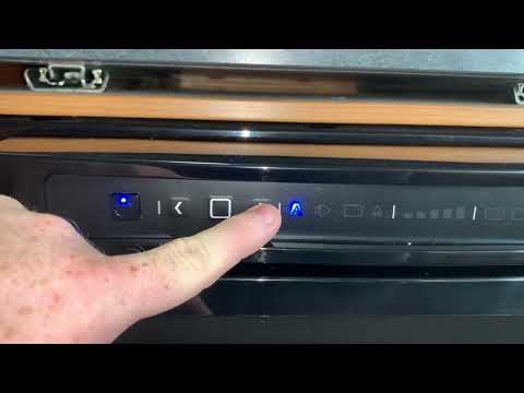 How to use the Thetford N4097 (and similar) model 3-way fridge/freezer.