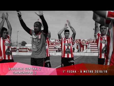 Barracas Central 2 - Sacachispas 2 | Goles | Fecha 1 | B Metro 2018/19