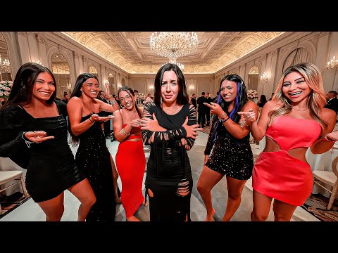 They humiliated Lavinia for not having a dress for the party *she cried