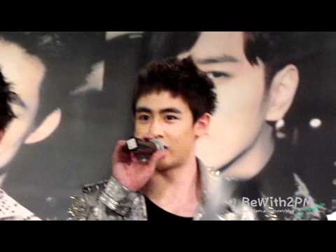 111006 2PM High-5 meeting in taiwan - say hello to fans