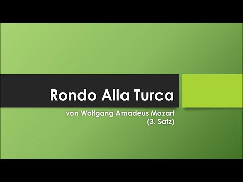 Musik: Werkkunde Rondo Alla Turca