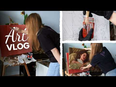 Jestem na skraju wyczerpania. Tworzę dzięki dyscyplinie - Art Vlog