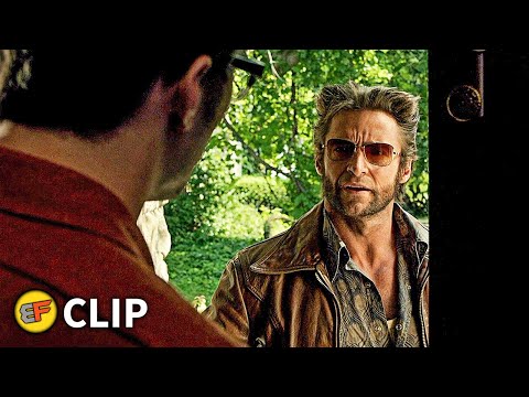 Wolverine Meets Beast Scene | X-Men Days of Future Past (2014) Movie Clip HD 4K