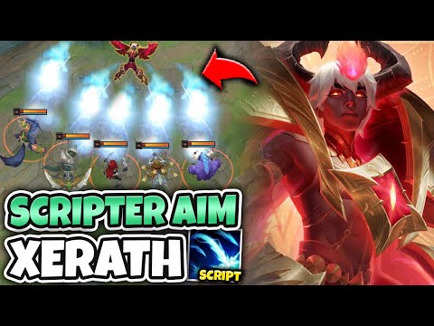 THE RETURN OF THE SCRIPTER AIM XERATH! (100% SKILL-SHOT ACCURACY) - League of Legends