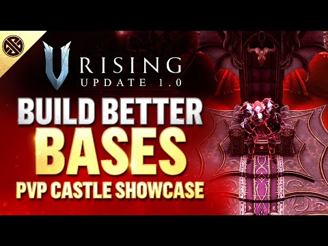 V Rising 1.0 - Tips To Build The Perfect Base | Full PVP Castle Walkthrough