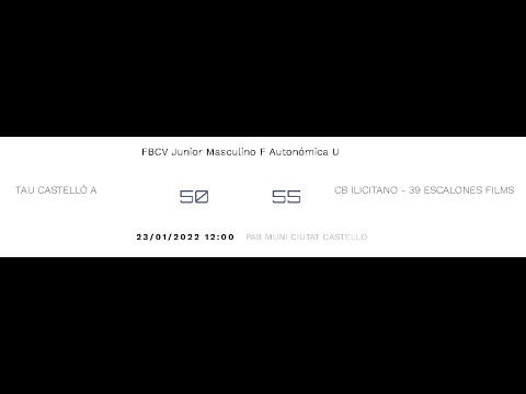 2022-01-23 TAU CASTELLÓ A 50-55 CB ILICITANO