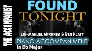 Found/Tonight (Lin-Manuel Miranda & Ben Platt) - Hamildrop - Piano Accompaniment - Karaoke