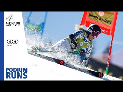 Alice Robinson | Ladies' Giant Slalom | Soldeu | Finals | 2nd place | FIS Alpine