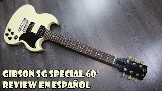 Video thumbnail for Gibson SG Special 60's Tribute P90  Worn White Review 🎸Una GUITARRA PRECIOSA by Aitor Epas Guitar
