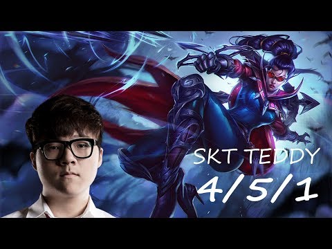 SKT Teddy Stream, Teddy Vayne KDA 4/5/1 Jan 10, 2019.