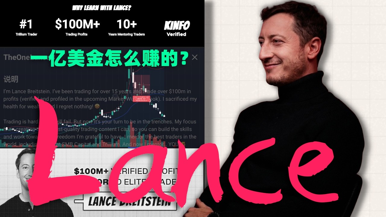 网红交易员 Lance 交易赚了1亿美金，他泄露了赚钱最快的“极端失控策略”，《市场奇才》的作者验证了他的实盘数据，并把他写书里！！#短线交易 #美股 #加密货币 #交易策略
