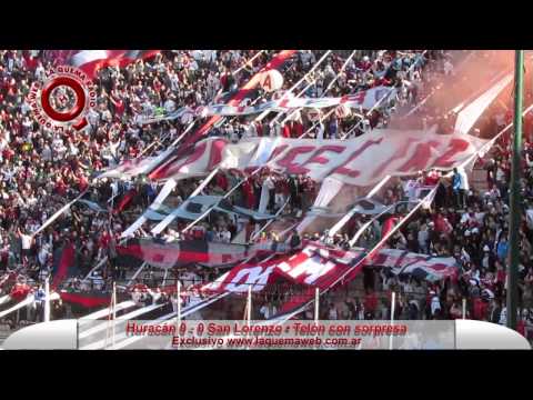 "La Banda de la Quema frente a San Lorenzo - www.laquemaweb.com.ar" Barra: La Banda de la Quema • Club: Huracán