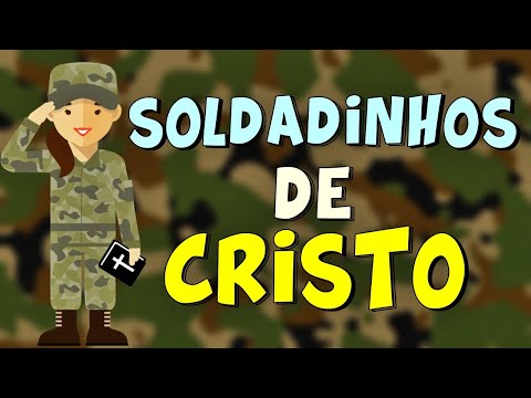 SOLDADINHOS DE CRISTO JESUS ♪ Música Gospel Infantil - Turma Kids e Cia (Vídeo Letra)