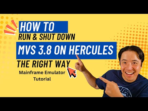How to run & shutdown Hercules Emulator TK5 MVS 3.8 the right way in 3 minutes