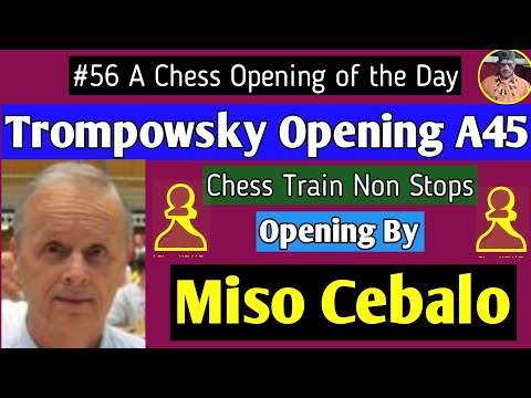Trompowsky Opening A45 || Miso Cebalo vs Misa Pap, 2005 #chess