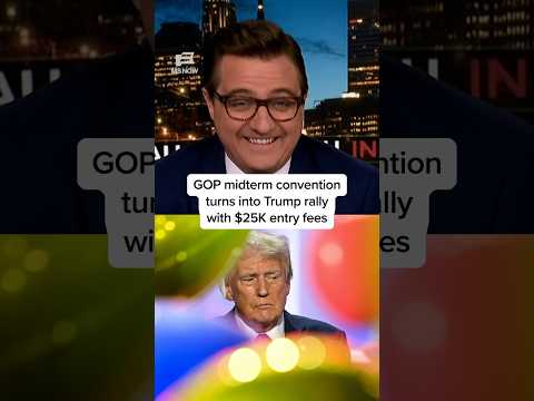 GOP midterm convention turns into Trump rally with $25K entry fees