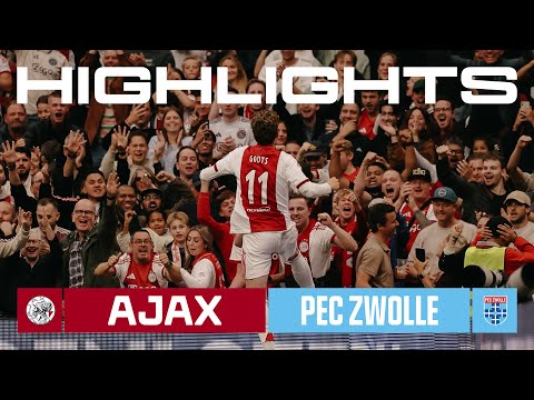 Mika Godts on fire ⚽️⚽️🅰️ | Highlights Ajax - PEC Zwolle | VriendenLoterij Eredivisie