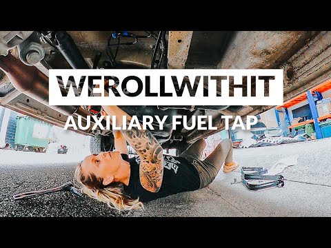 DIY Van Build series Ep6 - VS30 Sprinter Auxiliary Fuel Tap