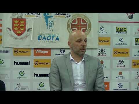 Press konferencija KK Sloga KK Vojvodina (67:95) PlayOff AdmiralBet KLS 2022