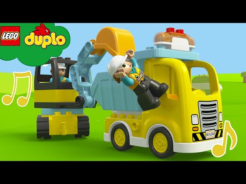 LEGO Trucks - Vehicles and Trucks Song | Duplo Nursery Rhymes | Cartoons and Kids Songs