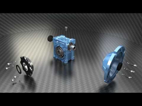 T-FLEX CAD 15 - Photorealistic animation, Worm gearbox