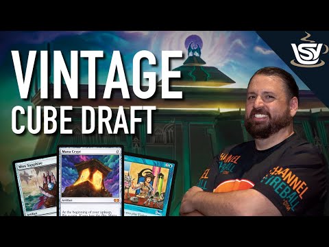 Doing a Little Tinkering With My Mana Crypt | Vintage Cube Draft