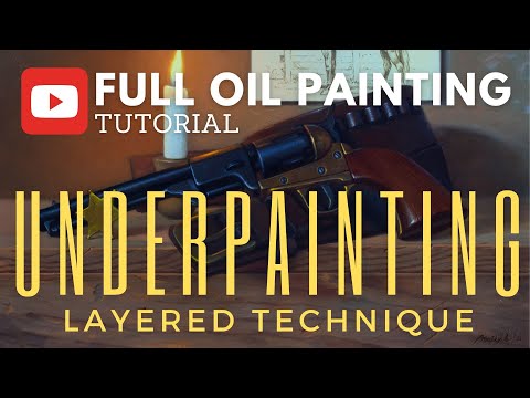 FLEMISH PAINTING TECHNIQUE - Full video workshop UNDERPAINTING technique !